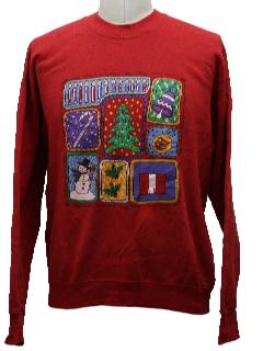 1980's Unisex Ugly Christmas Sweatshirt