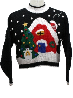 1980's Womens Ugly Christmas Sweater