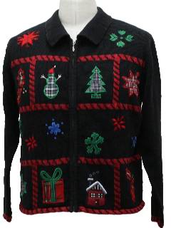 1980's Unisex Country Kitsch Ugly Christmas Sweater