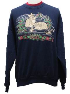 1980's Unisex Ugly Christmas Sweatshirt