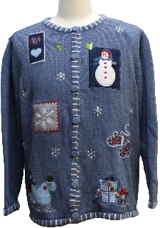 1980's Womens Ugly Christmas Sweater