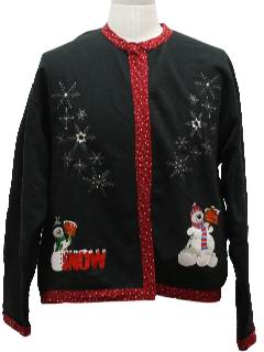 1980's Womens Ugly Christmas Sweatshirt