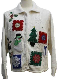 1980's Womens Ugly Christmas Sweater 