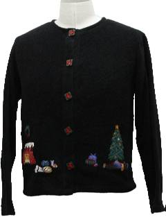 1980's Womens Ugly Christmas Sweatshirt