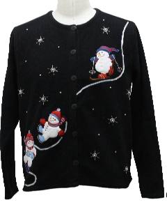 1980's Womens Ugly Christmas Sweatshirt