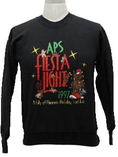 1990's Womens Ugly Christmas Sweatshirt
