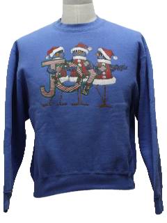 1980's Womens Ugly Christmas Sweatshirt