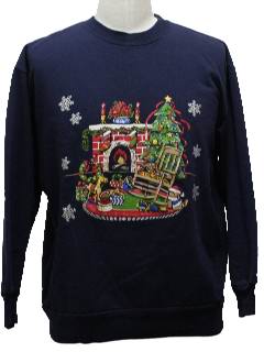 1980's Unisex Ugly Christmas Sweatshirt