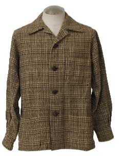 1940's Mens Blazer Style Sport Coat Jacket