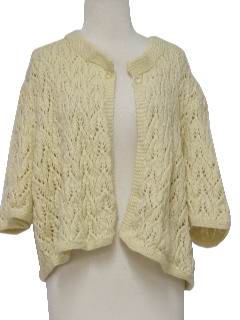 1960's Womens Cardigan Sweater