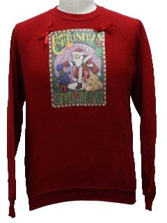 1980's Unisex Ugly Christmas Sweatshirt