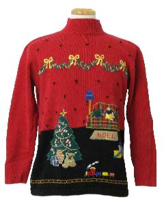 1980's Unisex Ugly Christmas Sweater 