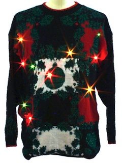 1980's Unisex Lightup Ugly Christmas Sweater