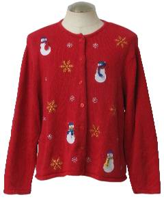 1980's Womens Ugly Christmas Sweater