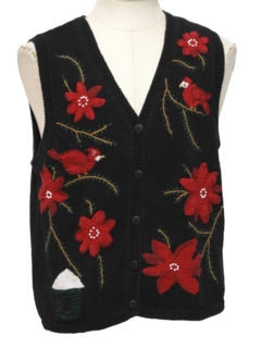 1980's Unisex Ugly Christmas Sweater Vest 