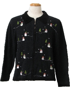 1980's Womens Ugly Christmas Sweater 