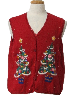 1980's Womens Ugly Christmas Sweater 