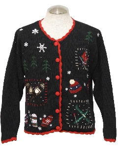 1980's Womens Ugly Christmas Sweater 