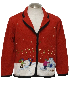 1980's Womens Ugly Christmas Sweater