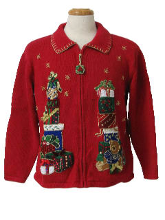 1980's Womens Ugly Christmas Sweater