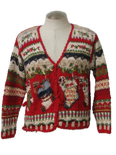 1980's Womens Ugly Christmas Sweater