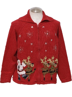 1980's Womens Ugly Christmas Sweater