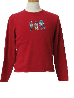 1980's Womens Ugly Christmas Sweater Shirt