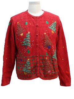 1980's Womens Ugly Christmas Sweater