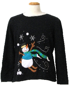 1980's Womens Ugly Christmas Sweater 