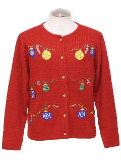 1980's Womens Ugly Christmas Sweater 