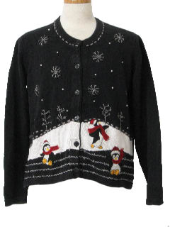 1980's Womens Ugly Christmas Sweater 