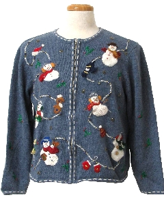 1980's Womens Ugly Christmas Sweater