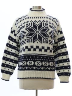 1980's Womens Snowflake Sweater