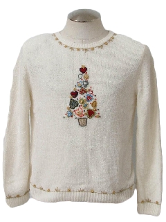 1980's Womens Ugly Christmas Sweater 