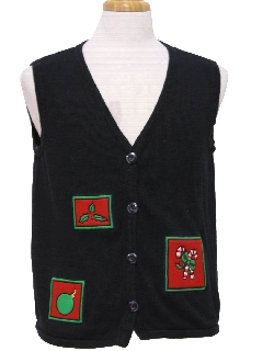 1980's Unisex Ugly Christmas Sweater Vest