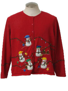 1980's Womens Ugly Christmas Sweater