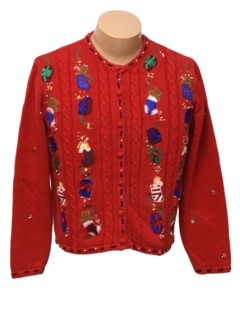 1980's Womens Ugly Christmas Sweater 