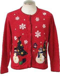 1980's Womens Ugly Christmas Sweater