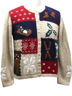 1980's Womens Ugly Christmas Sweater