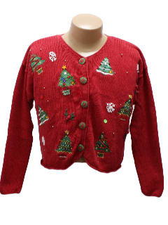 1990's Womens Ugly Christmas Sweater 