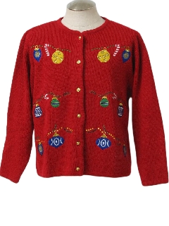 1980's Womens Ugly Christmas Sweater 