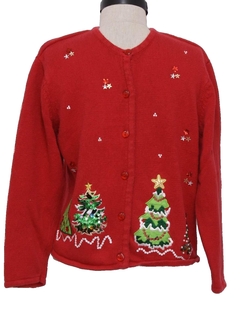 1980's Womens Ugly Christmas Sweater 