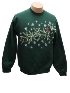 1980's Womens Ugly Christmas Sweatshirt