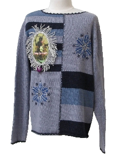 1980's Womens Ugly Christmas Krampus Sweater