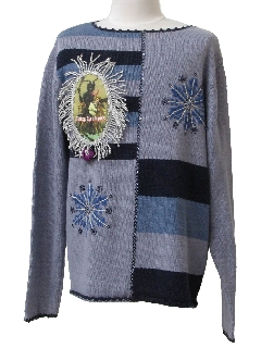 1980's Womens Ugly Christmas Krampus Sweater