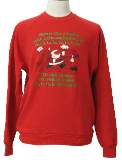 1980's Unisex Ugly Christmas Sweatshirt