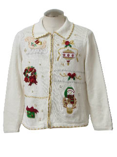 1980's Womens Ugly Christmas Sweater