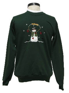 1980's Womens Ugly Christmas Sweatshirt