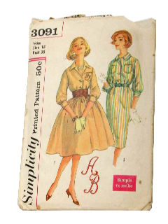 1960's Womens Sewing Pattern