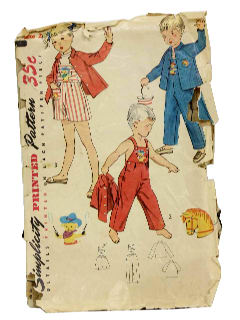 1950's Womens/Childs Sewing Pattern